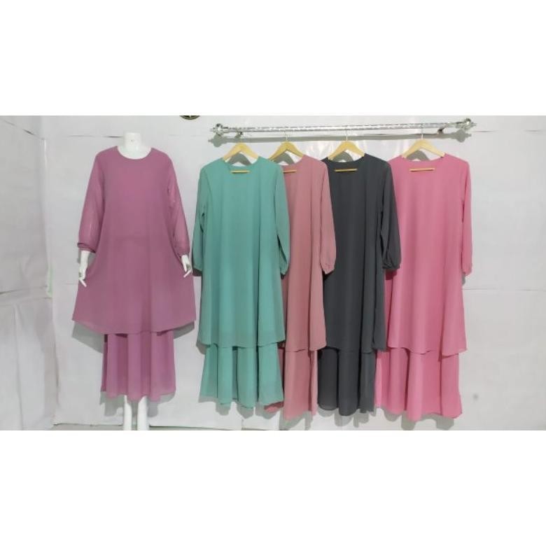 Ss Syakira Gamis malaysia melayu standar jumbo syari muslimah