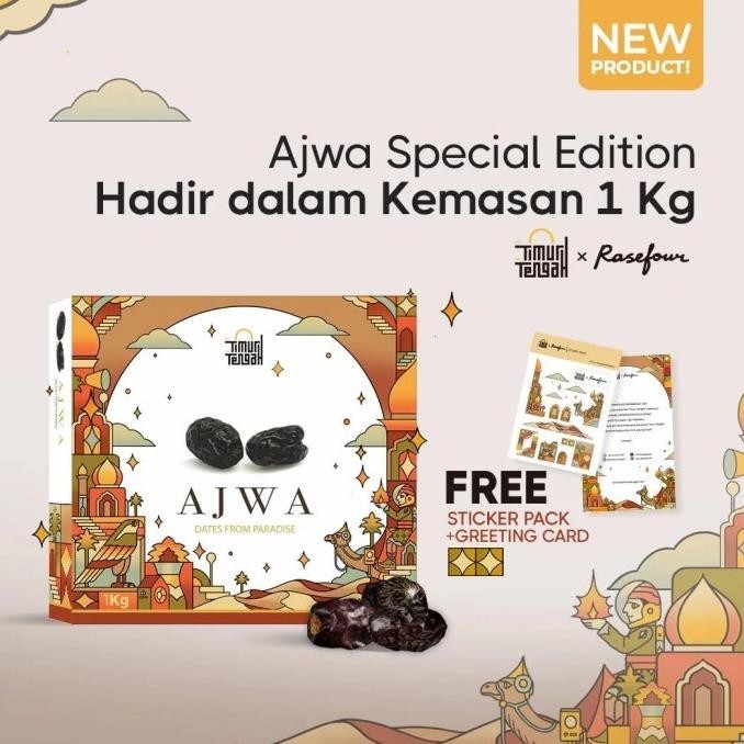 

Kurma Ajwa 1 Kg Premium Timur Tengah Kurma Nabi Asli Madinah Hq