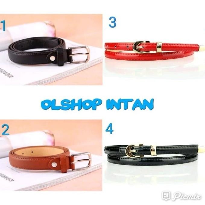 Ikat Pinggang Wanita Gesper Belt Rajut