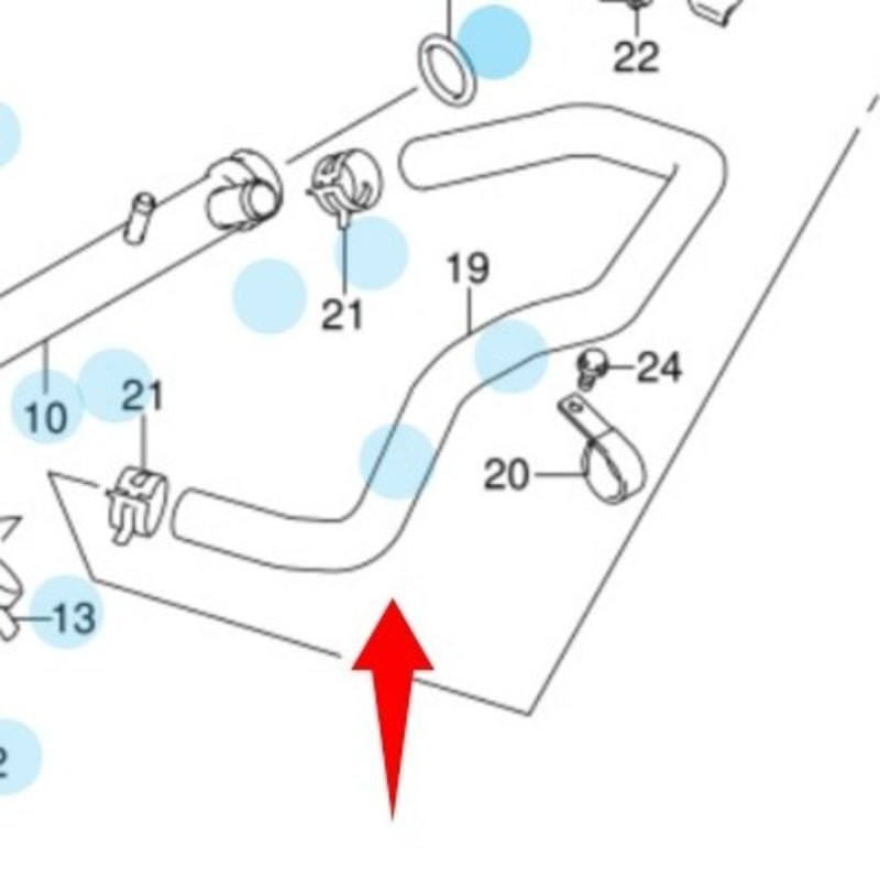 Selang Bypass Ertiga Suzuki Genuine Parts