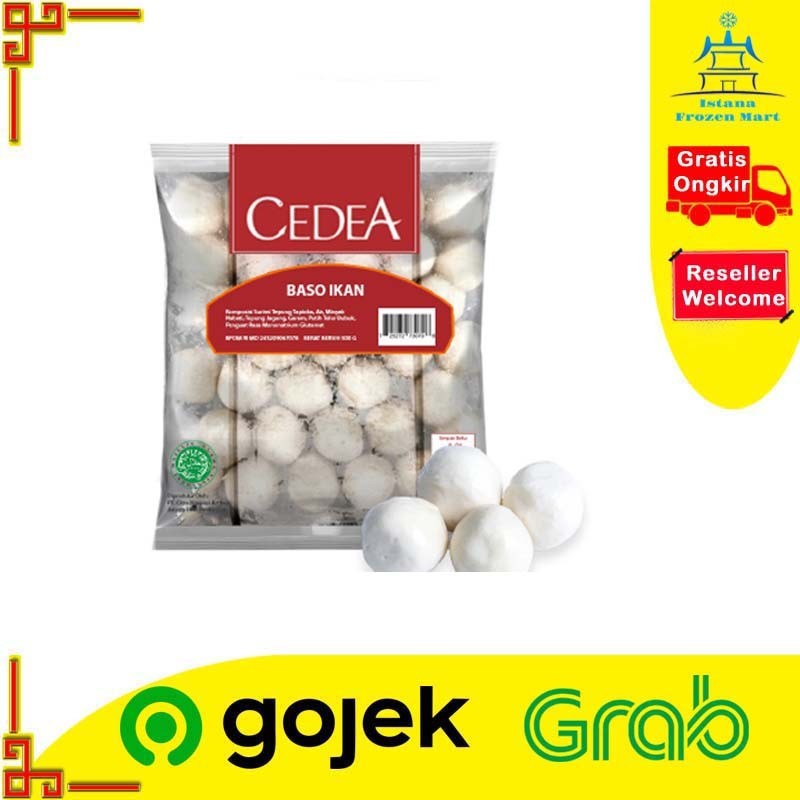 

Bakso Ikan Besar CEDEA Fish Meatballs 500 GR