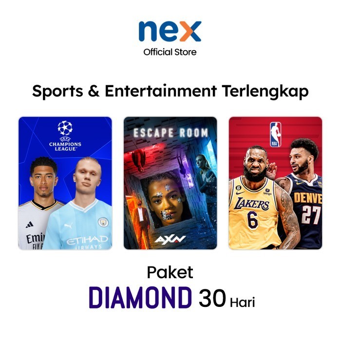 Nex Parabola Paket Diamond 30 Hari
