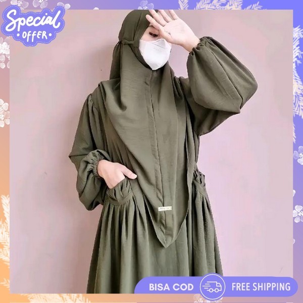 Pakaian Muslim Simpel Bj Gamis Model Baru Dres Wanits Dewasa Premium Gsmis Trend Kekninan Idul Fitri