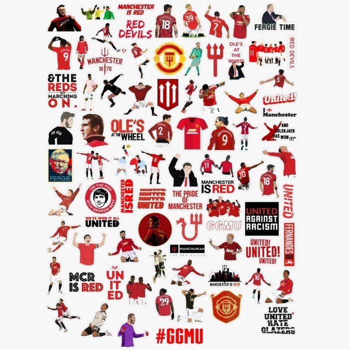 

MANCHESTER UNITED 85PCS STICKER PACK HARGA MURAH