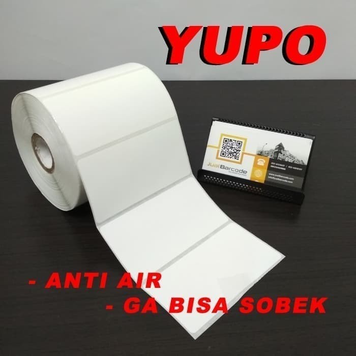 

LABEL BARCODE 100 X 50 (1 LINE) KERTAS STICKER LABEL YUPO 100x50
