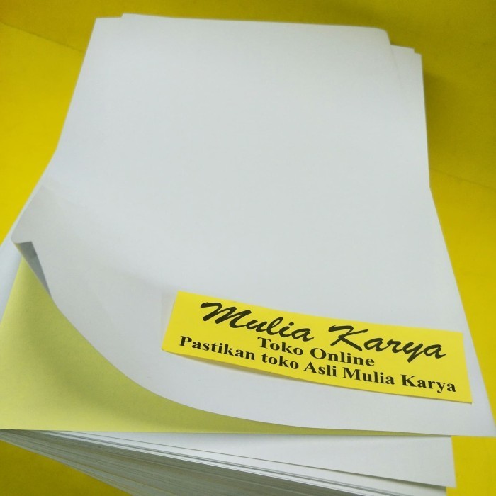 

Kertas Label Sticker HVS A4 Stiker / RIM isi 500 lembar