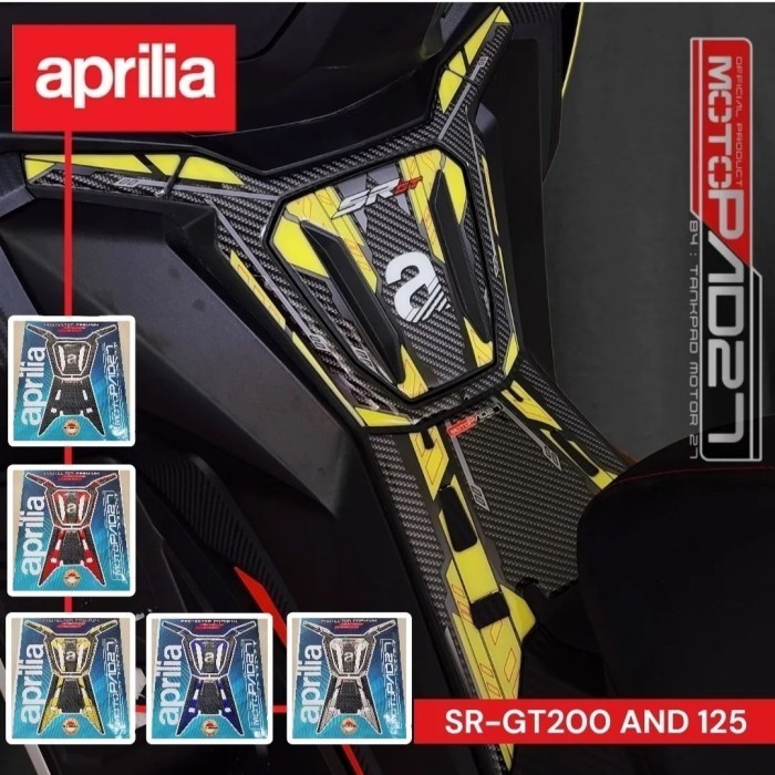 

Stiker Aprilia Sr gt200 Resin timbul Deckpad Aprilia SR-GT200 Premium