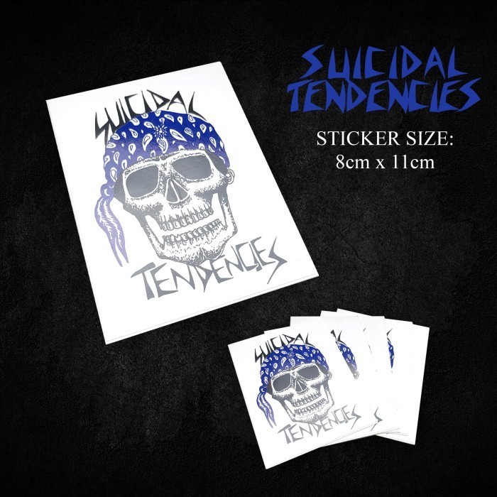 

STICKER SUICIDAL TENDENCIES - VINTAGE SKULL