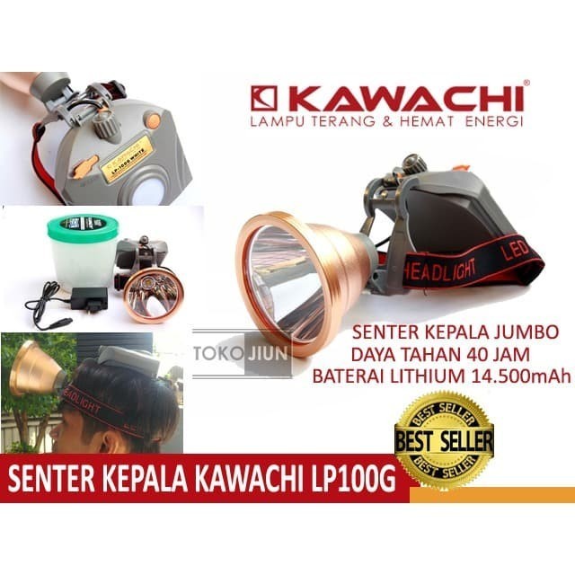 Senter Kepala KAWACHI LP 100G JUMBO LED Headlamp LED