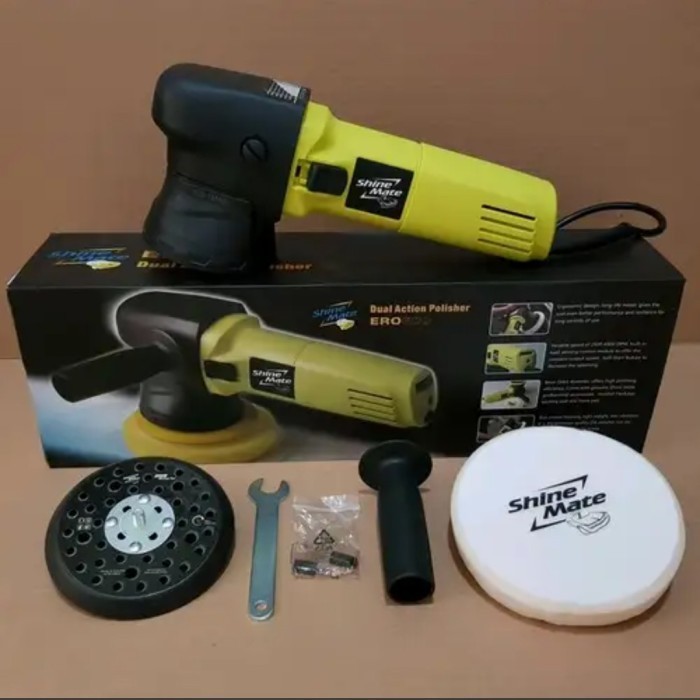 Terbaru Shinemate Poles Dual Action Ero600 G1+ Mesin Poles Improved Version Promo Terlaris