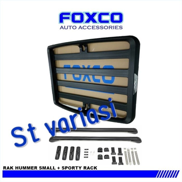 Paket Kaki Roof Rack + Rak Bagasi Atas Mobil Datsun Go Terlariss 