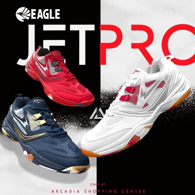 EAGLE JETPRO JET PRO SEPATU BADMINTON BULUTANGKIS