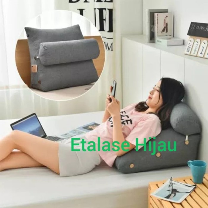 Bantal Sandaran Punggung Tempat Tidur Ada Guling Empuk Sandar Kursi