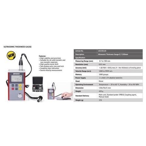 Ultrasonic Thickness Gauge Krisbow