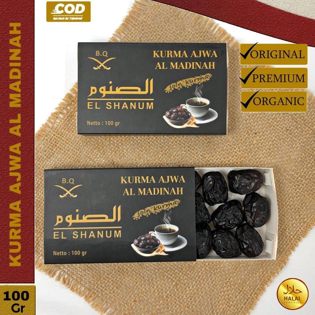 

POJ [ BQ ] Kurma Ajwa 100gr / Kurma Nabi Asli Madinah / Kurma Nabi Original / Kurma Madina TERLARIS