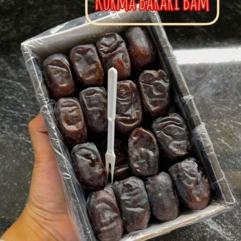 

POJ Kurma Bam Anggur Fresh barari 600gr/Kurma bam legit empuk/kurma anggur TERLARIS