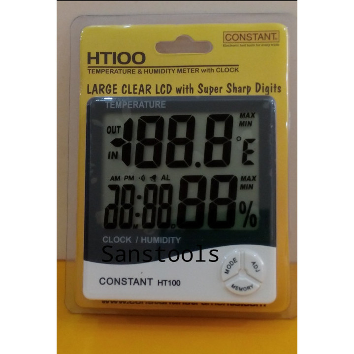 CONSTANT HT100 THERMOHYGROMETER HUMIDITY & TEMPERATURE HT 100 ORIGINAL