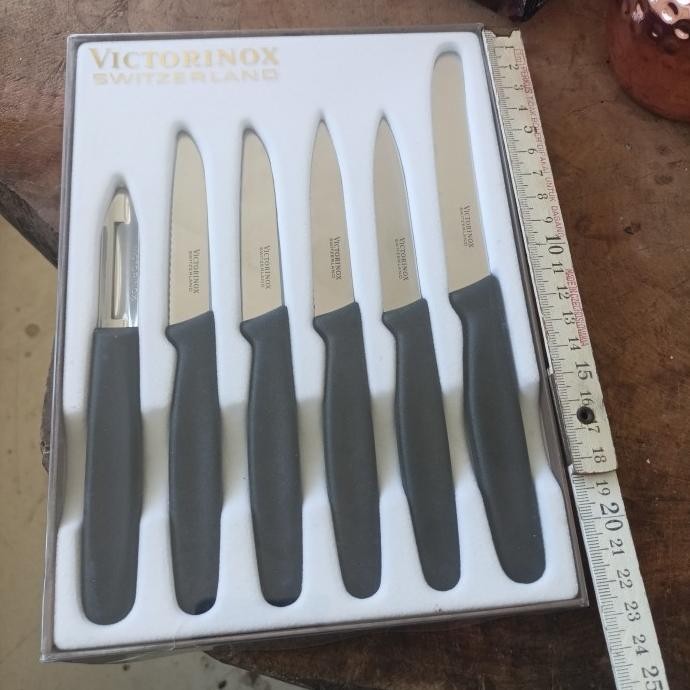 VICTORINOX TABLE KNIFE SET 6PCS SWISS MADE ORIGINAL  KURNIAWATI4366