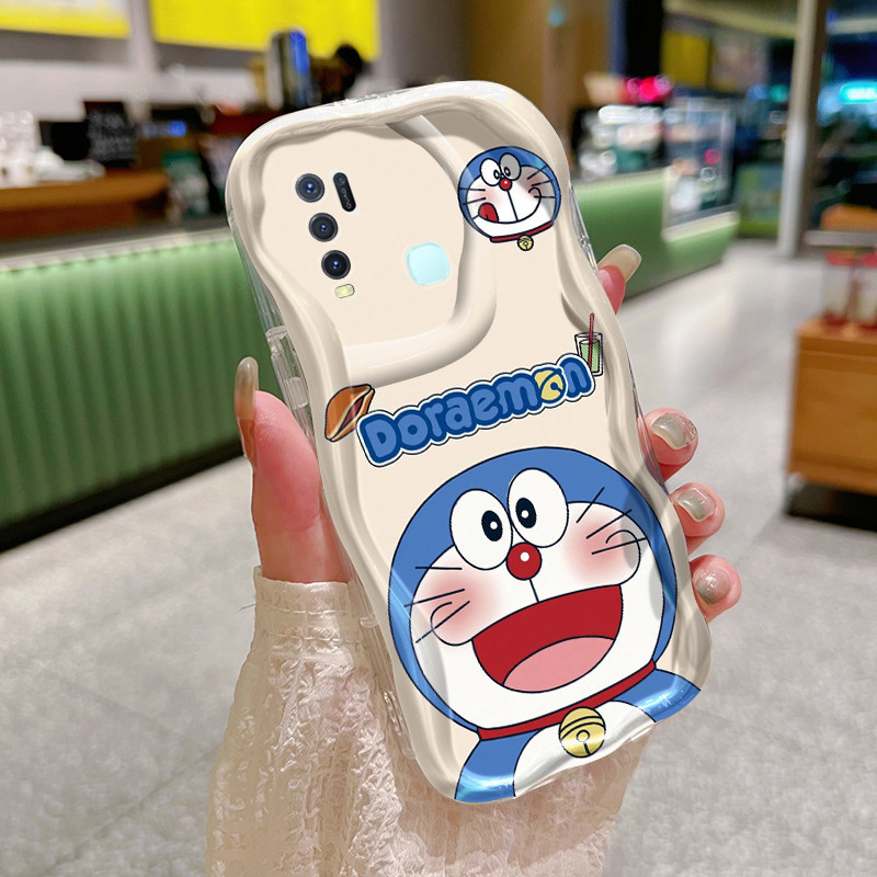 Casing Hp VIVO Y50 VIVO Y30 VIVO Y30i Case sarung HP pola Doraemon Casing ponsel baru pelindung sili