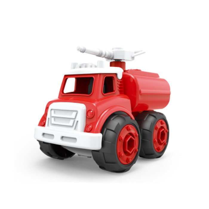 Mainan DIY Water Tower Truck Skala 1:36 MMX 77011 OHDAE Free Wheel