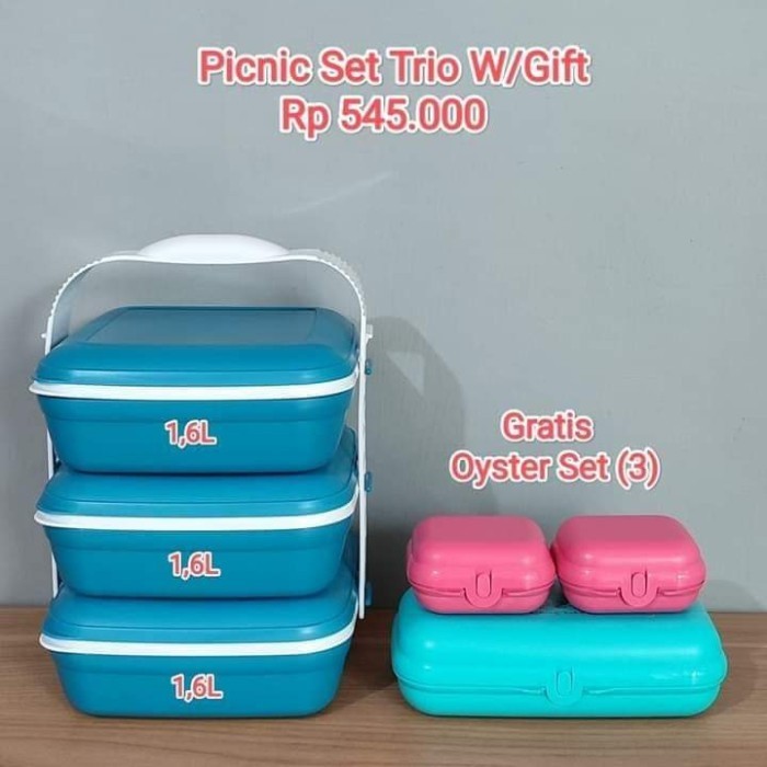 RANTANG PICNIC SET TRIO TUPPERWARE
