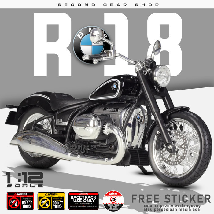 Diecast Motor Bmw R18 Welly Skala 1:12