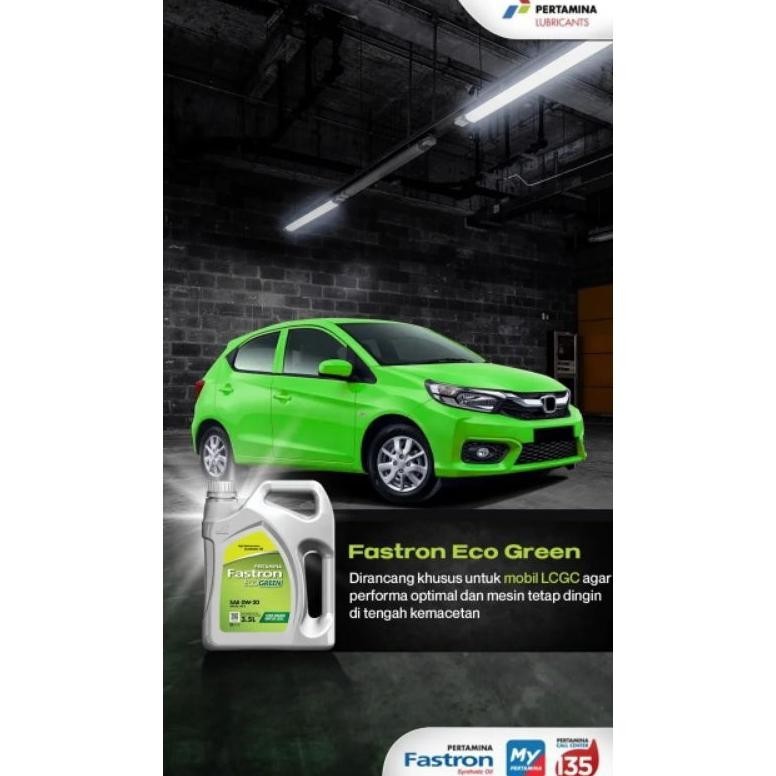 Sale OLI ORIGINAL FASTRON ECO GREEN 5W30 3,5 LITER 100% ASLI PERTAMINA Berkualitas