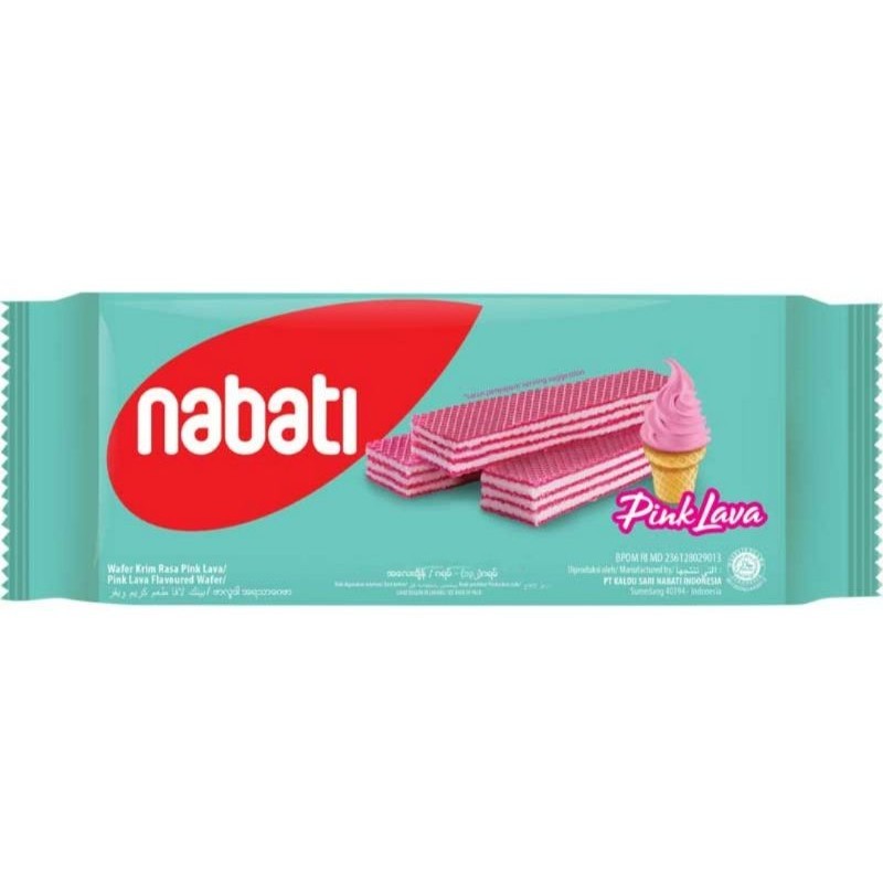 

Nabati Wafer Pink Lava 122gr