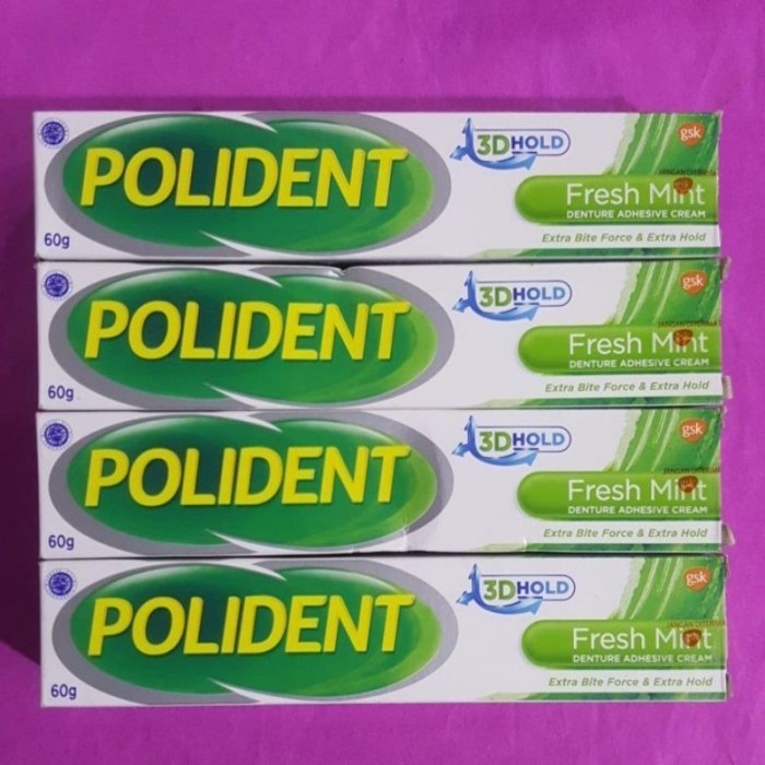 POLIDENT FRESH MINT/LEM GIGI PALSU/POLIDENT 60 GR