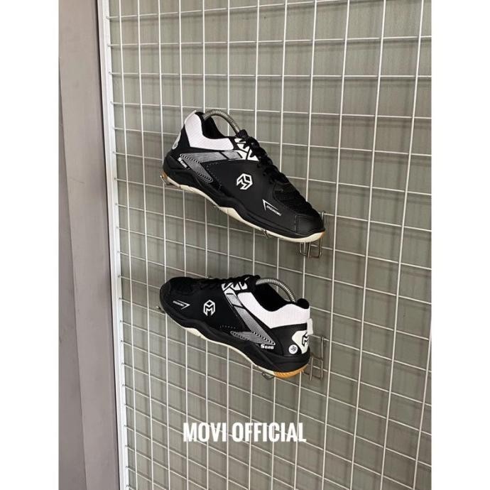 DISKON SEPATU BADMINTON MOVI HITAM ORIGINAL | SEPATU BADMINTON DEWASA CACASTORE55