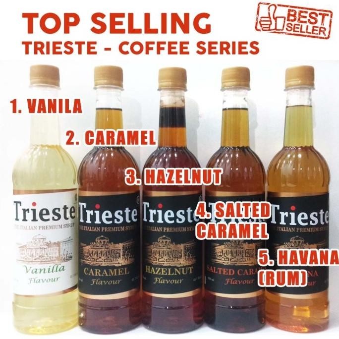 

Trieste Italian Syrup 650mL Coffee Series - Hazelnut, Caramel, Vanila SS99