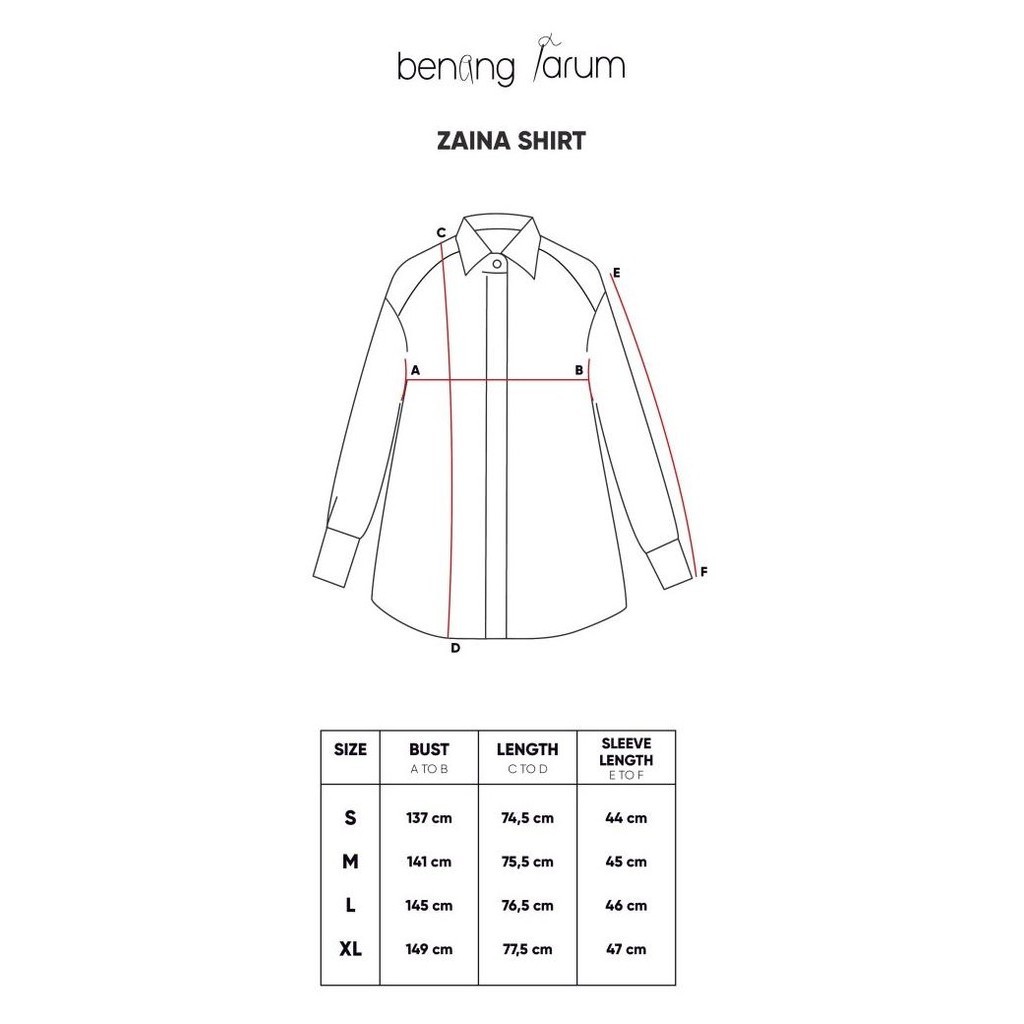 Benang Jarum - Zaina Shirt - White