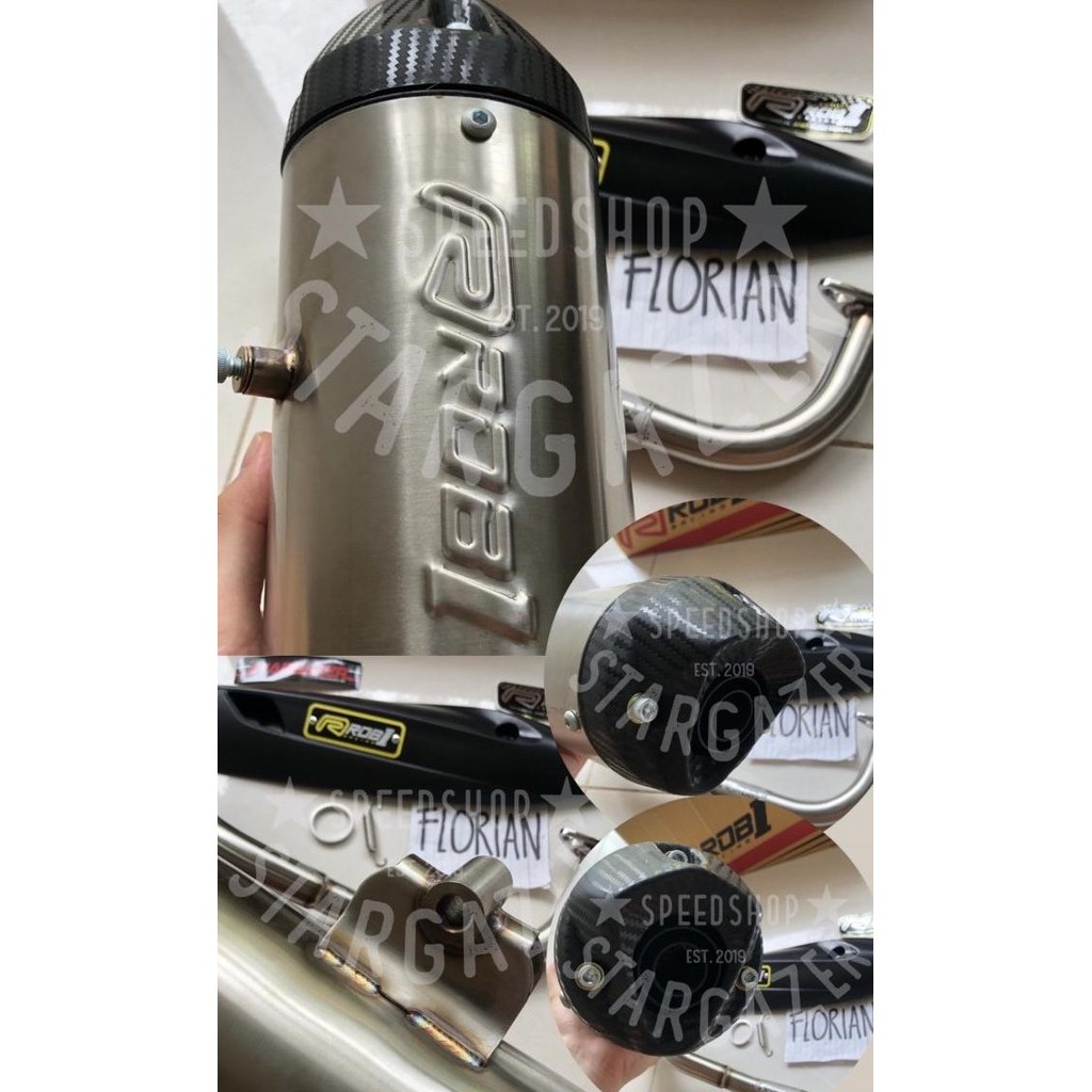 Knalpot Rob1 Vario 125 150 Old Standart Racing Stainless Steel Cap V