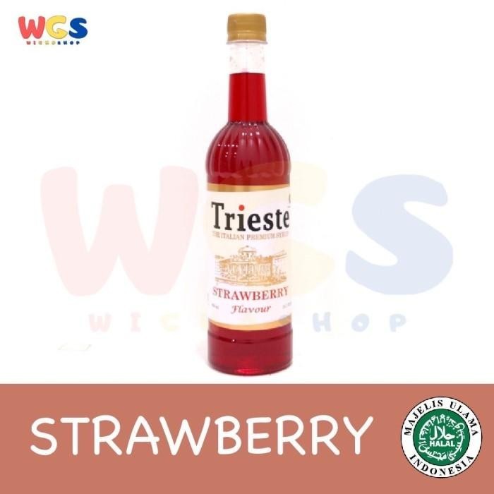 

Trieste Sirup Strawberry - Sirup Rasa Strawberry - 650 Ml