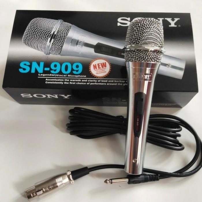 MICROPHONE SONY SN 909 MIK KARAOKE MIK KABEL