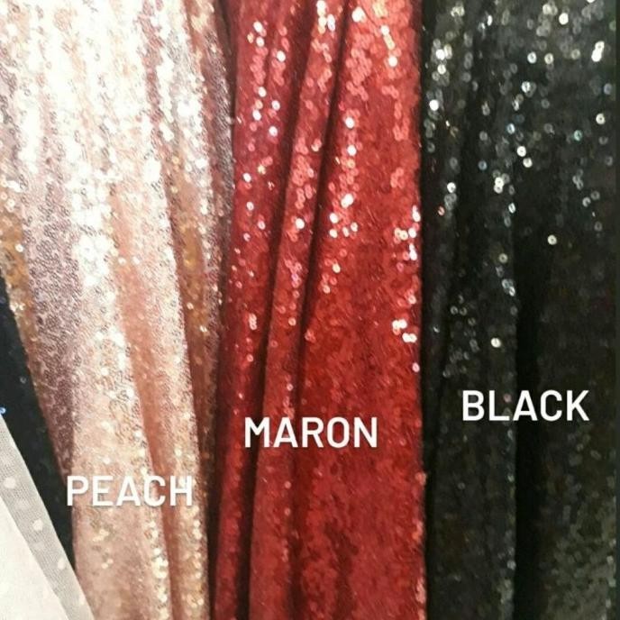 Bahan Sequin/Kain Seribu Payet/Kain Sequin/Gold