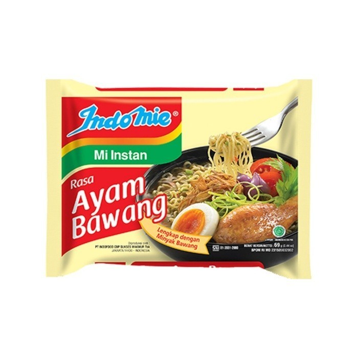 

indomie kuah rasa ayam bawang instan