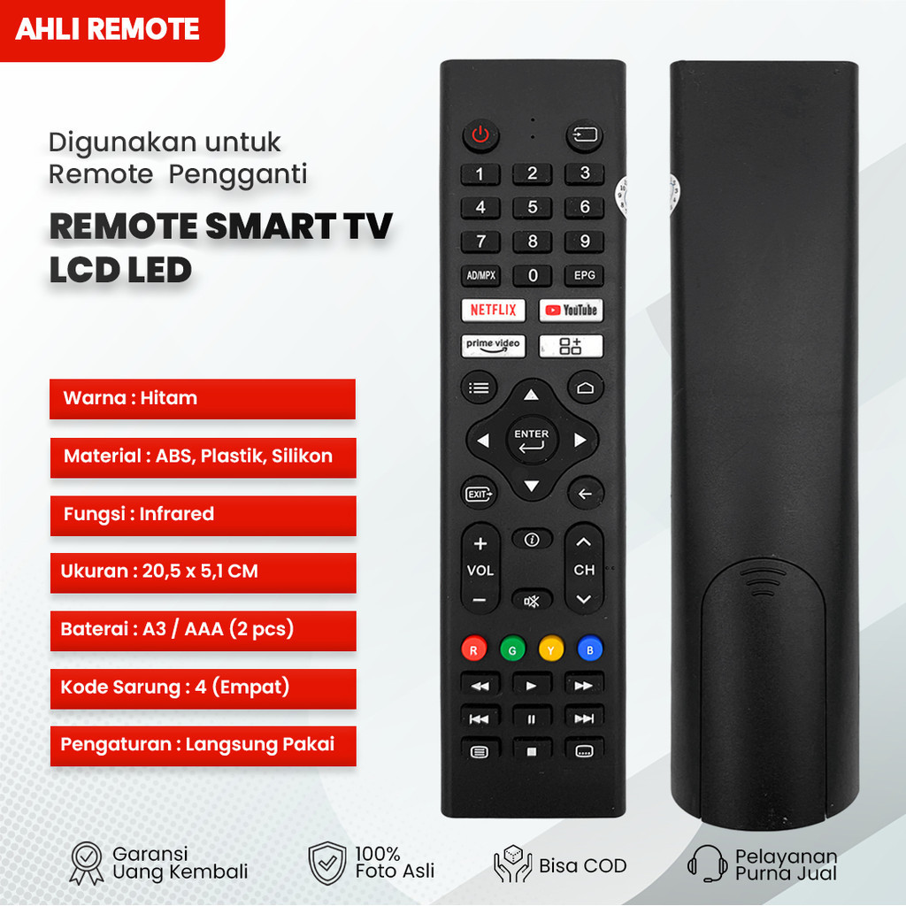 Remote TV Sharp Aquos GB396WJSA Android TV / Remot Sharp Aquos Smart TV