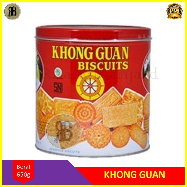 

Khong Guan Assorted Biscuit Red Tin 650Gr - Biskuit Kaleng