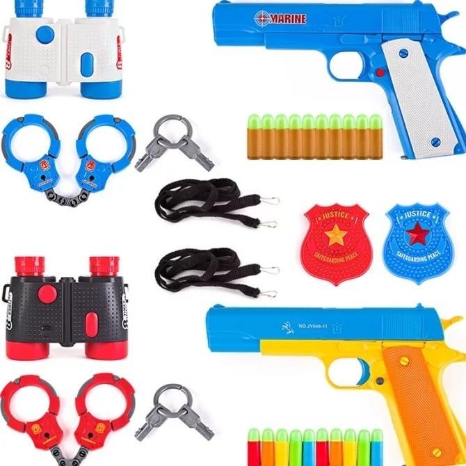 Kado Mainan anak cowok Mainan Polisi Polisian / Mainan Polisi set