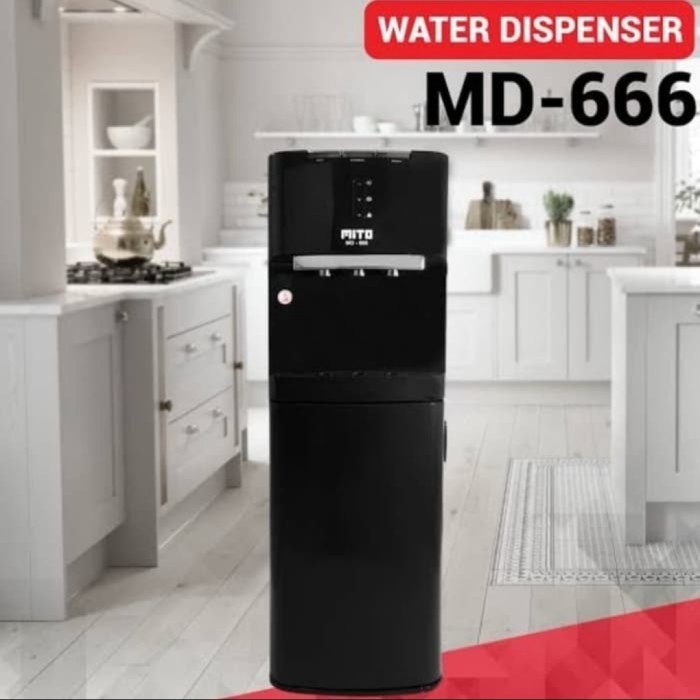 Dispenser Galon Bawah Mito 666 Hot &amp; Cool
