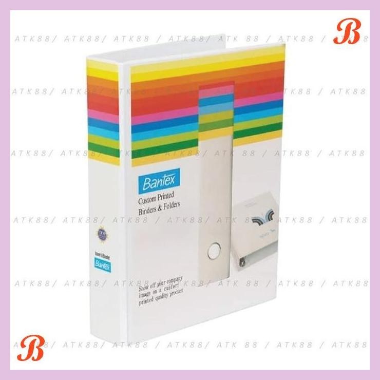 

| PGT | BANTEX INSERT RING BINDER 2 RING 25MM FOLIO WHITE #8523