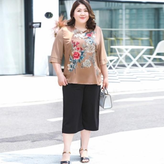 Blouse Cny Longevity Import Atasan Wanita Imlek Kekinian Baju Korea