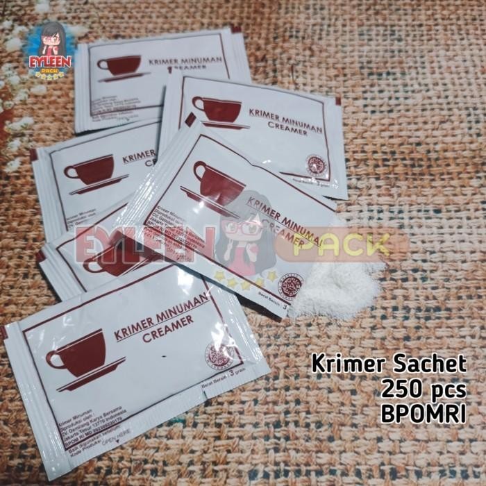 

Creamer Sachet Krimer Saset Non Dairy Isi 250 Pcs