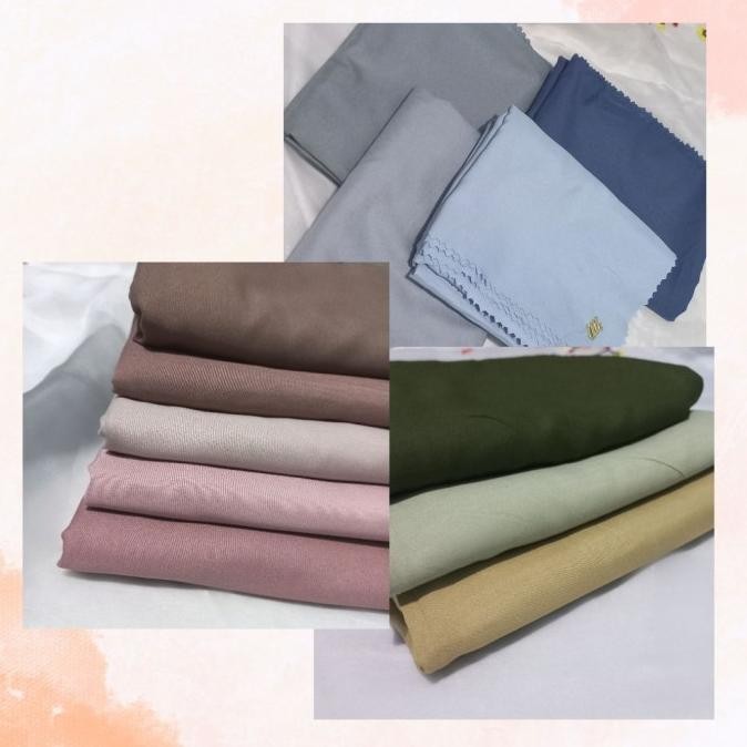 Jilbab Segi Empat Polos Syari Umama 130 X 130Cm / Kerudung Segi Empat