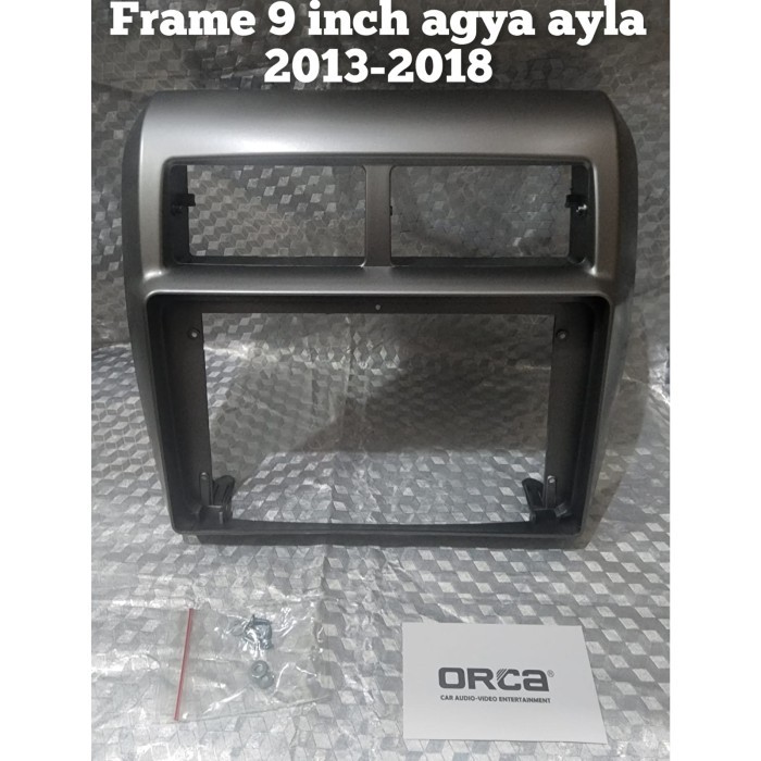 Ready frame tape mobil double din 9 inch mobil agya ayla