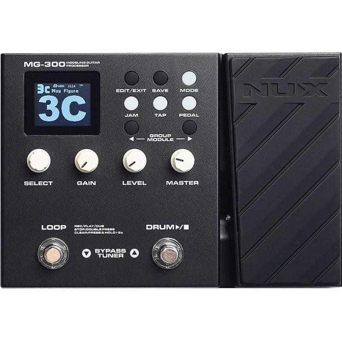 Multi Efek Gitar Elektrik Modelling Guitar Processor Nux Mg-300
