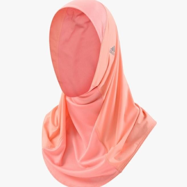 Hijab Sport Wanita Adidas Running Hijab - Pink Original
