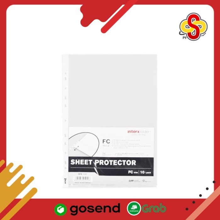 

Sheet Protector / PP Pocket InterX Folio isi 100 pcs