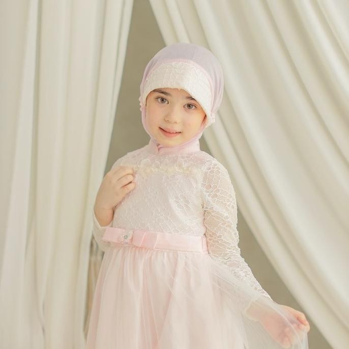 Pretty Girl - Muslim Gamis Dress Free Kerudung - Cleo